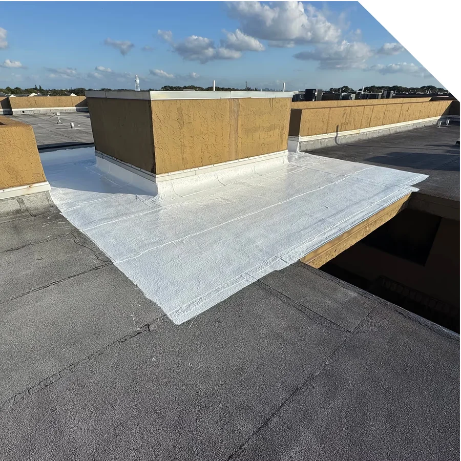 a commercial roof repair