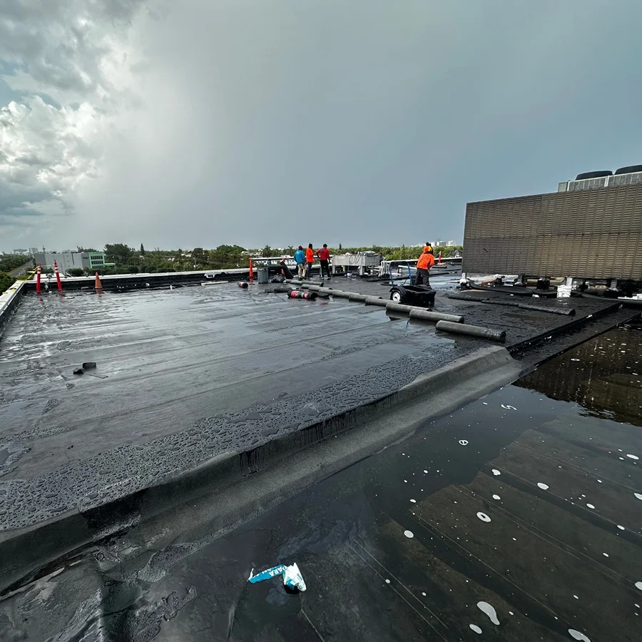 commercial roof recover