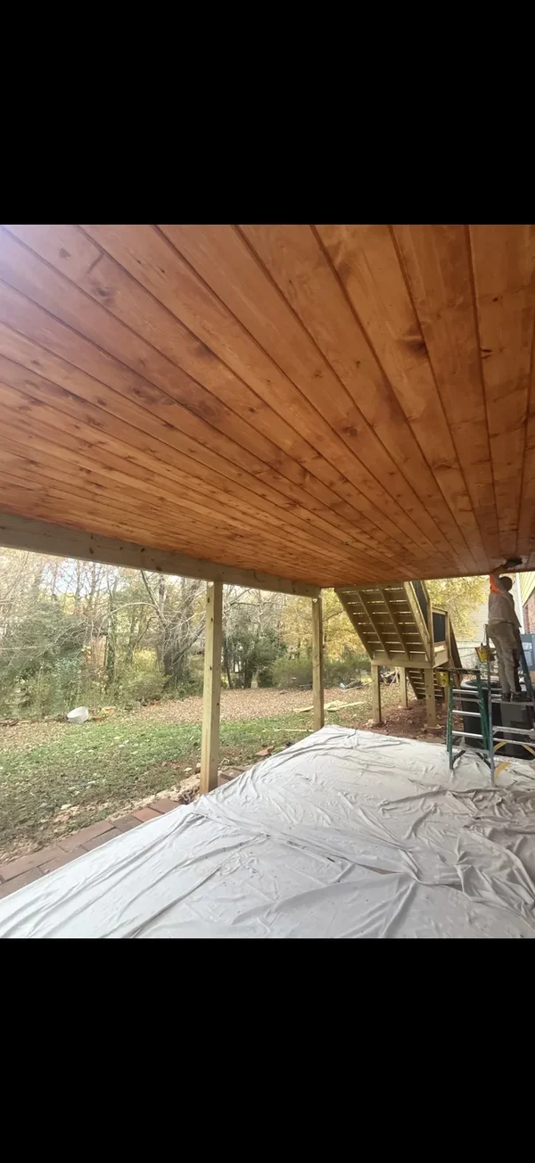 Covered patio pavilion — exterior design tips for a custom lake house