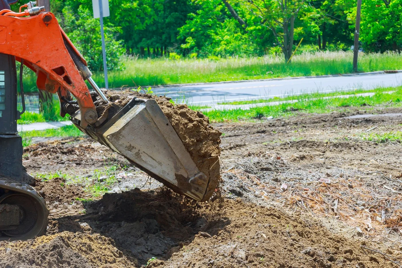 Dirt Loading job site in East Texas