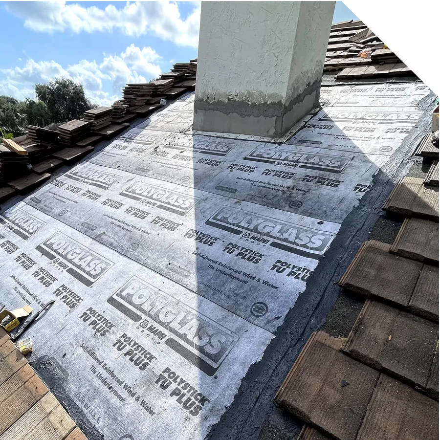 Residential Roof Repair Around a Chimney