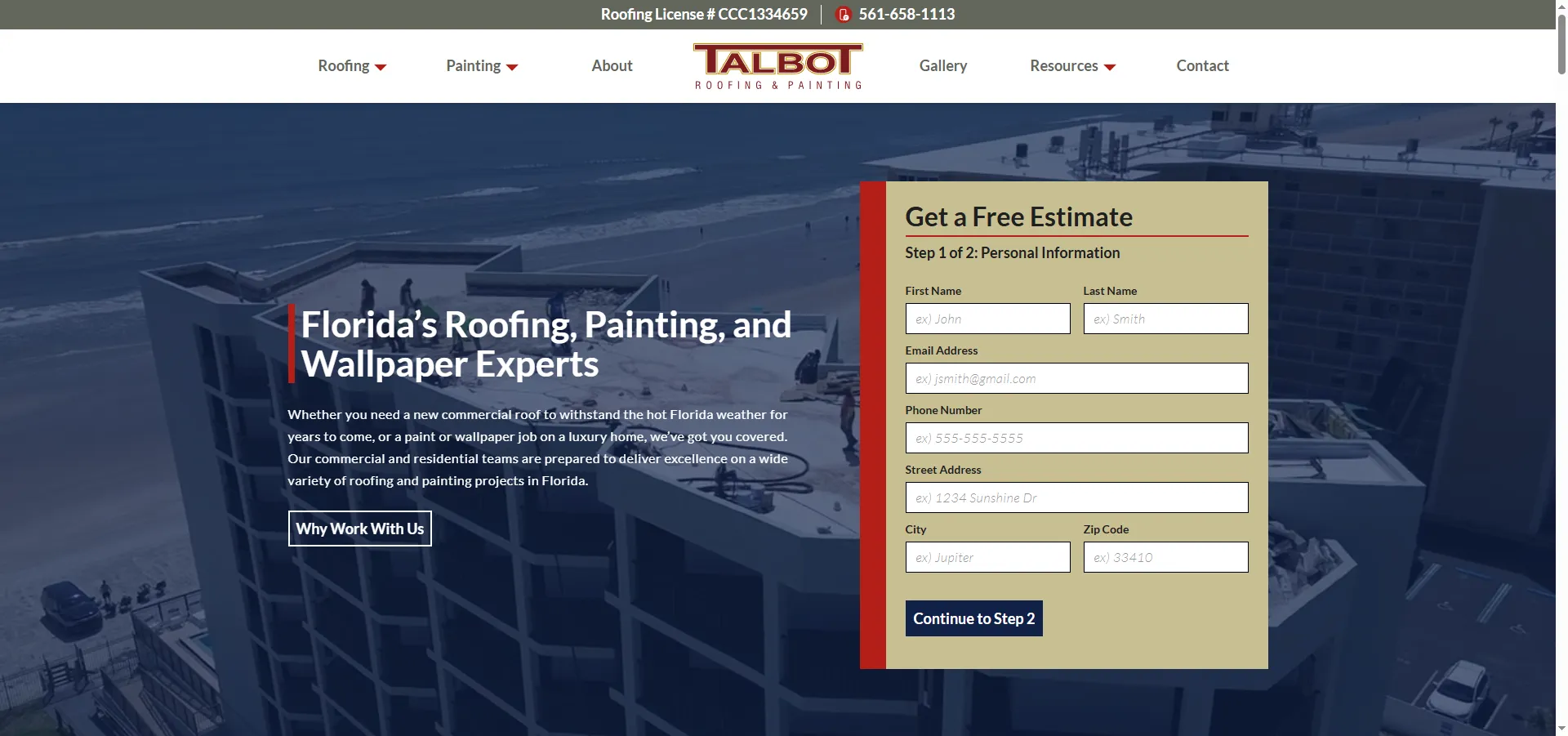 Talbot Companies website