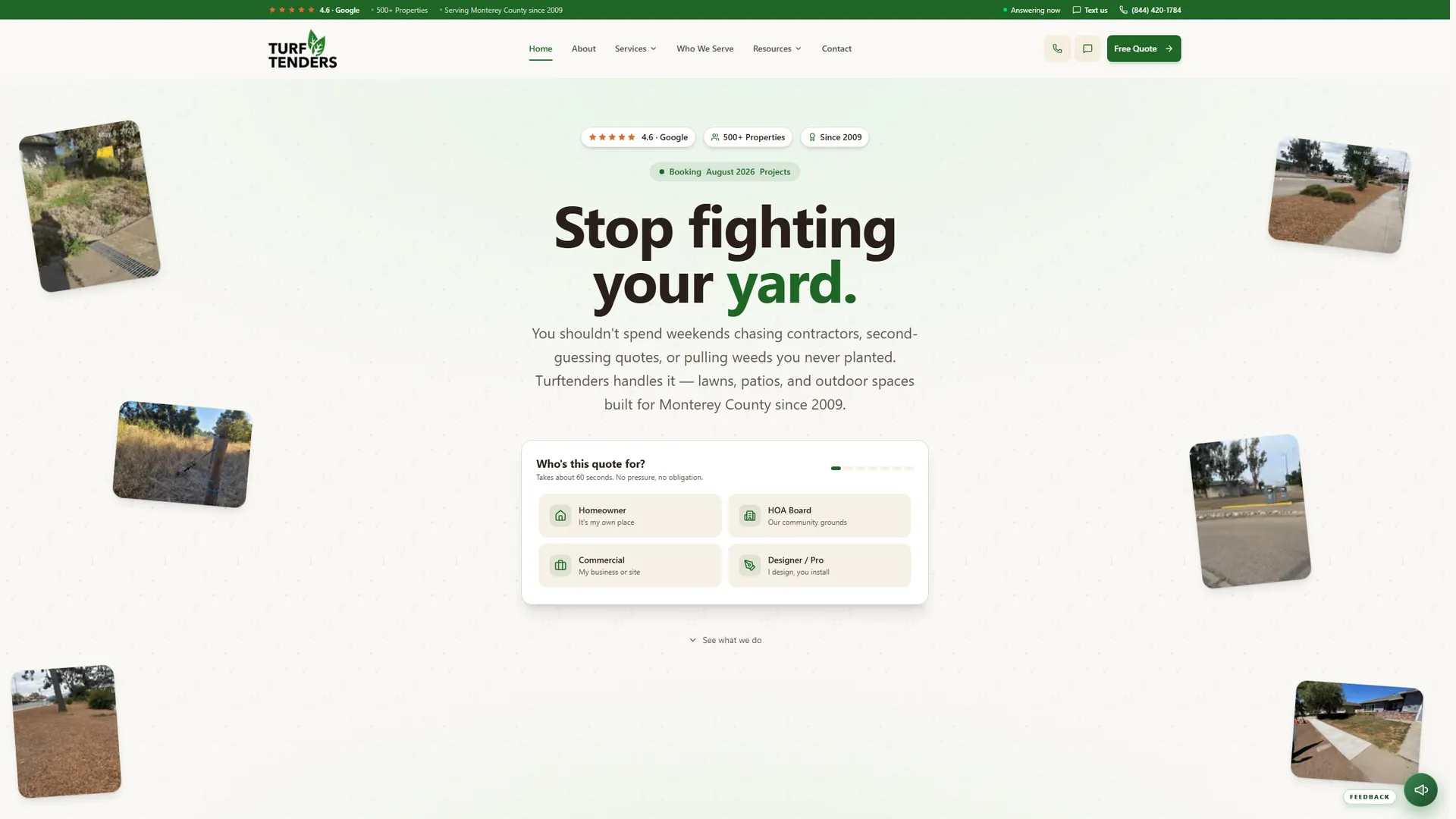 Turf Tenders website