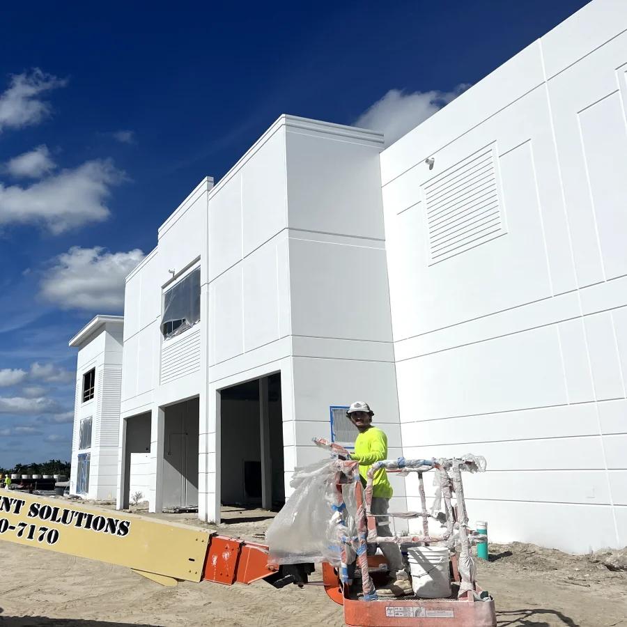 warehouse new paint job